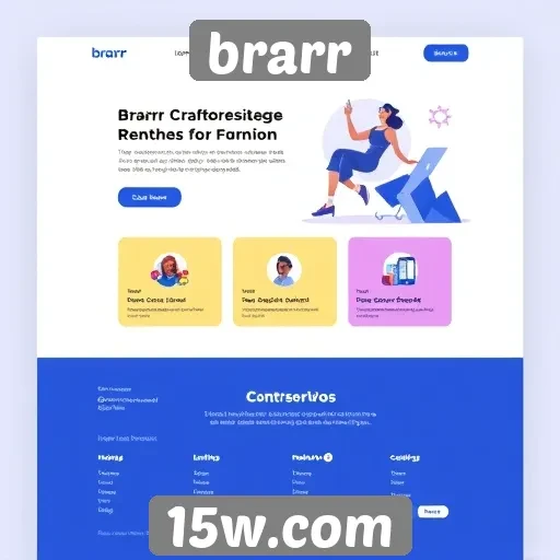 Interface do site brarr é intuitiva e user-friendly